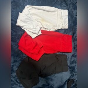 Lately used softball pants and belts